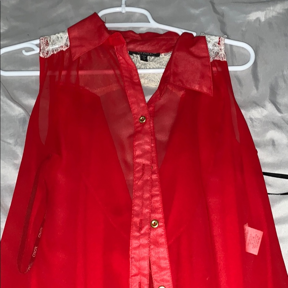 Red bottom down top